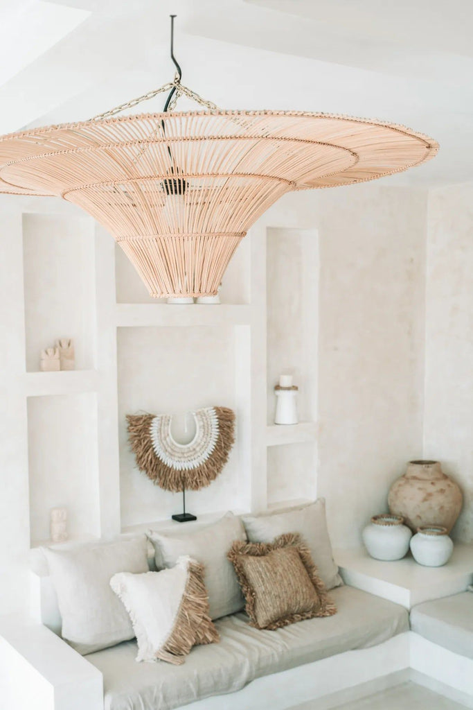The Sky Pendant - Natural -  Ø 150, h 40 cm
