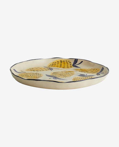 MULLING PLATE, OFF WHITE/BLUE/YELLOW