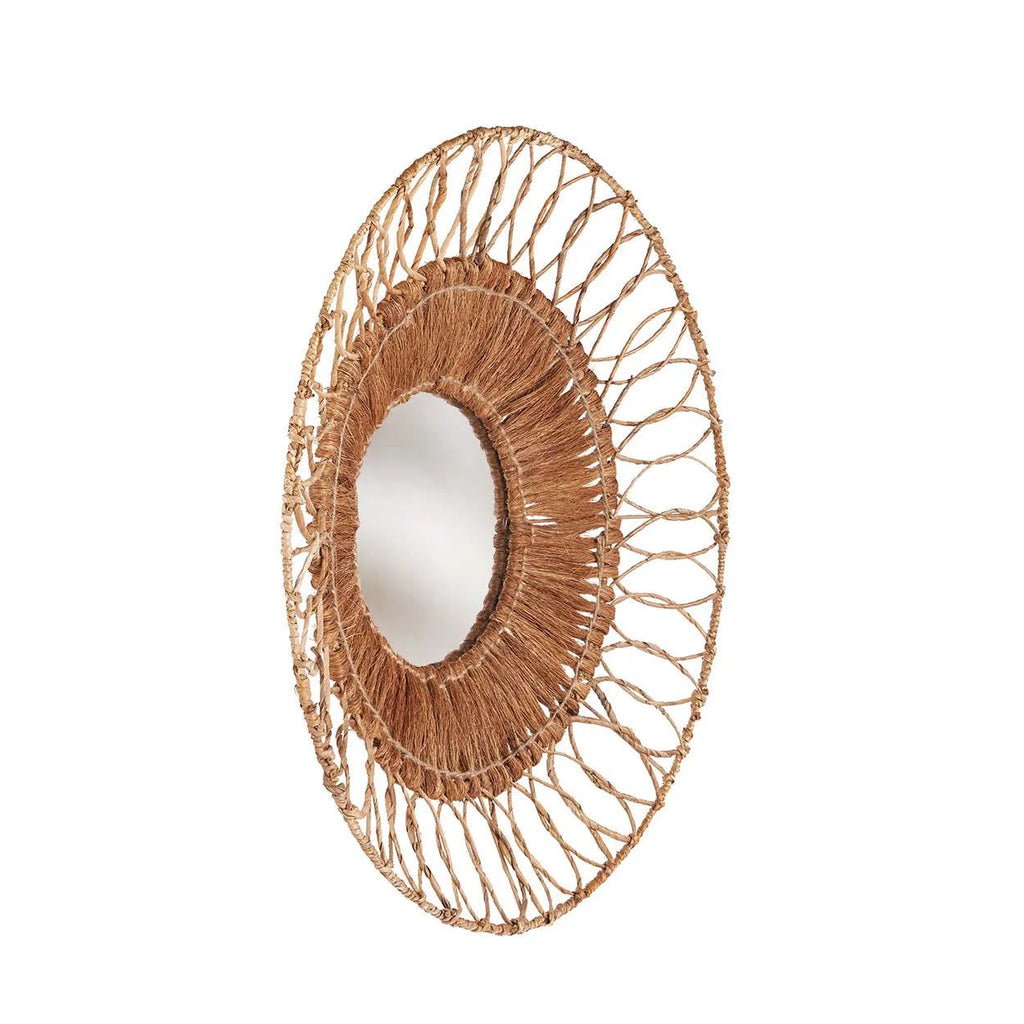 Montezuma Mirror - Natural, D 80 CM