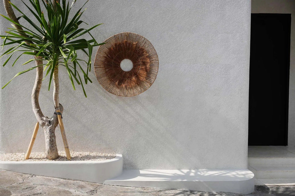 Lobo Wall Deco - Natural, D 90 CM