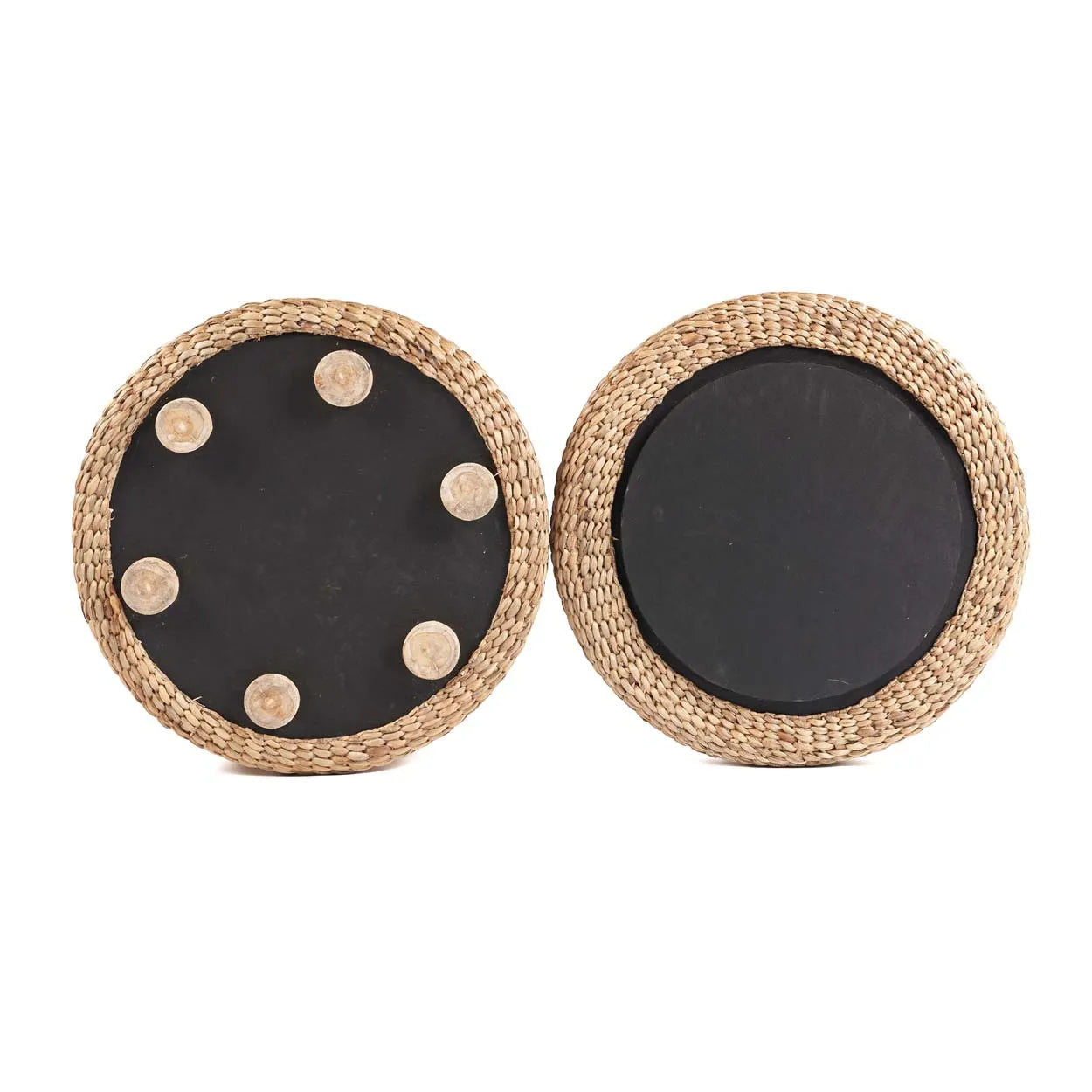 The Circle Storage Pouf - Natural