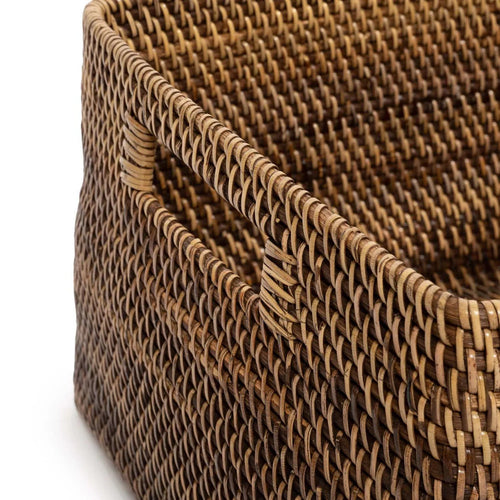 Colonial Magazine Basket - Natural Brown - M