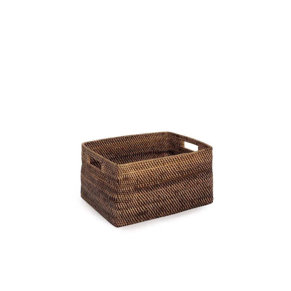 Colonial Magazine Basket - Natural Brown - S
