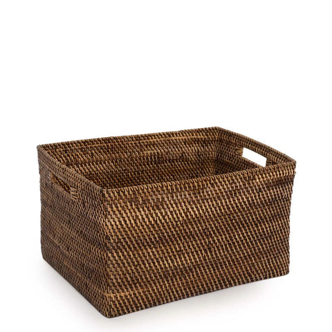 The Colonial Magazine Basket - Natural Brown - XL