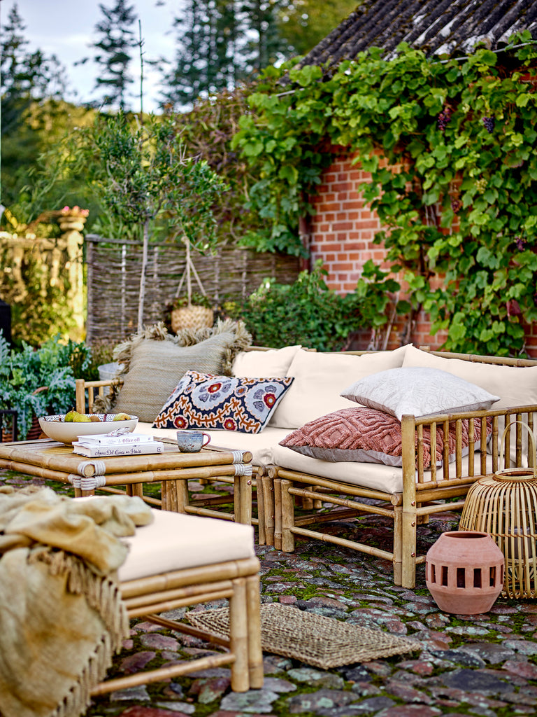 KORFU Module Sofa Left Corner, Nature, Bamboo