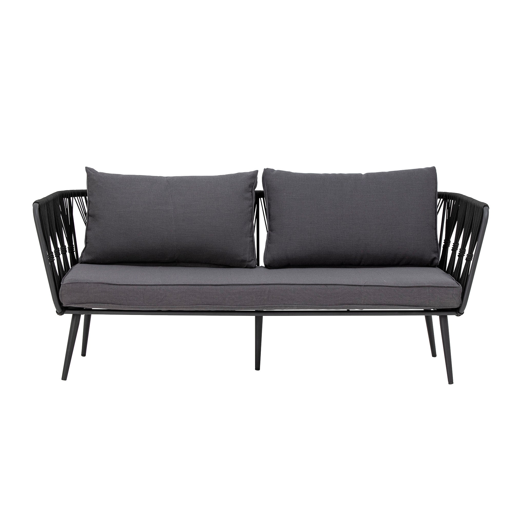 MUNDO PAVONE SOFA, BLACK, METAL