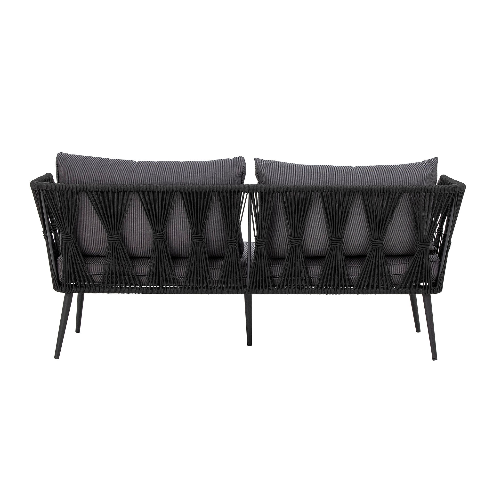 MUNDO PAVONE SOFA, BLACK, METAL