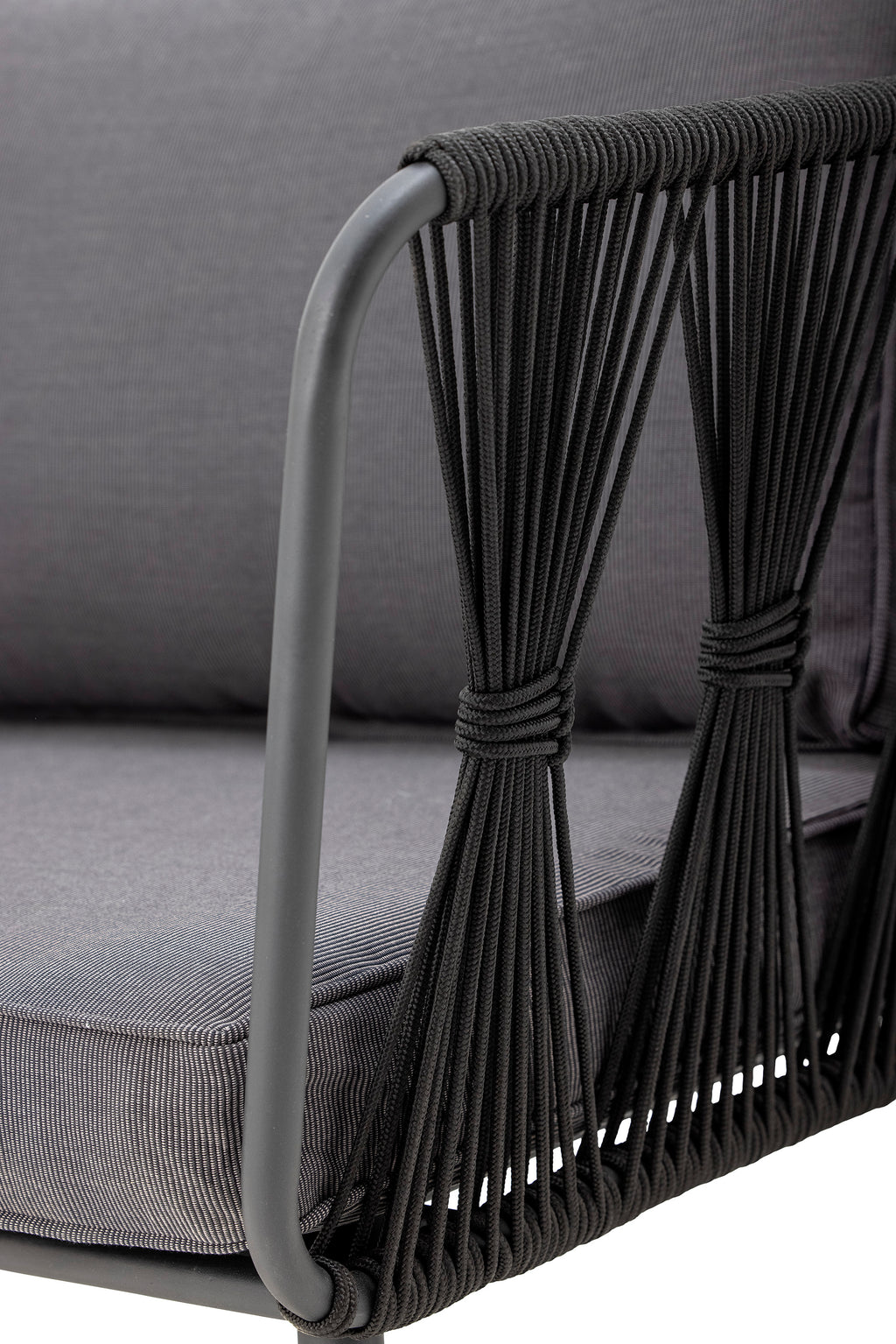 MUNDO PAVONE SOFA, BLACK, METAL