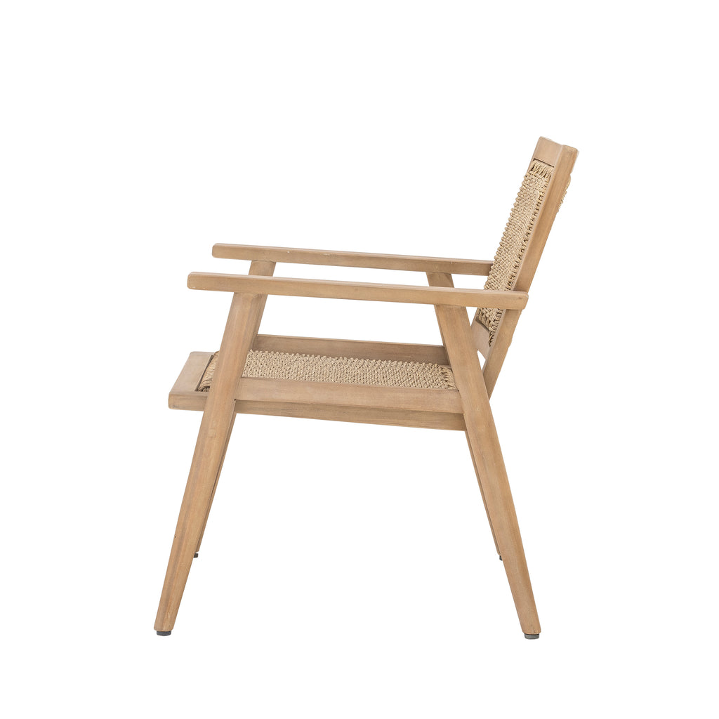 SORRENTO LOUNGE CHAIR, NATURE, ACACIA