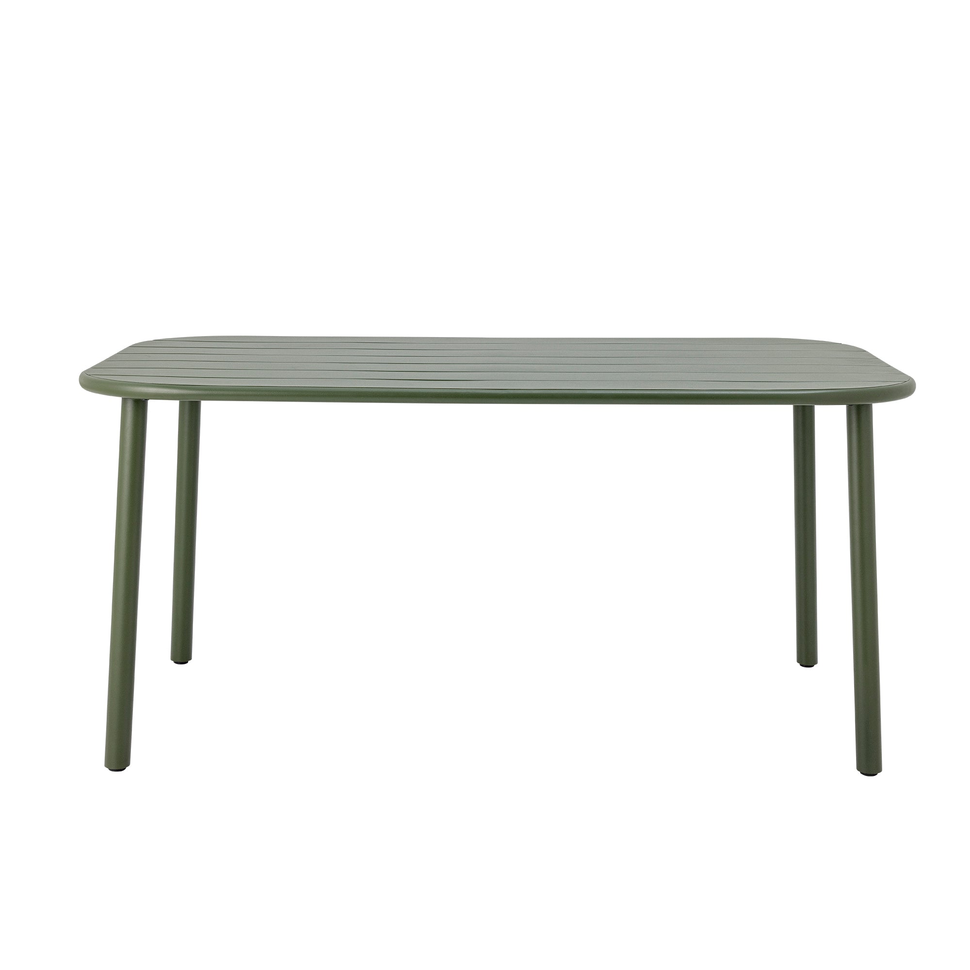 CALANA DINING TABLE, GREEN, METAL, 90 X 160 CM