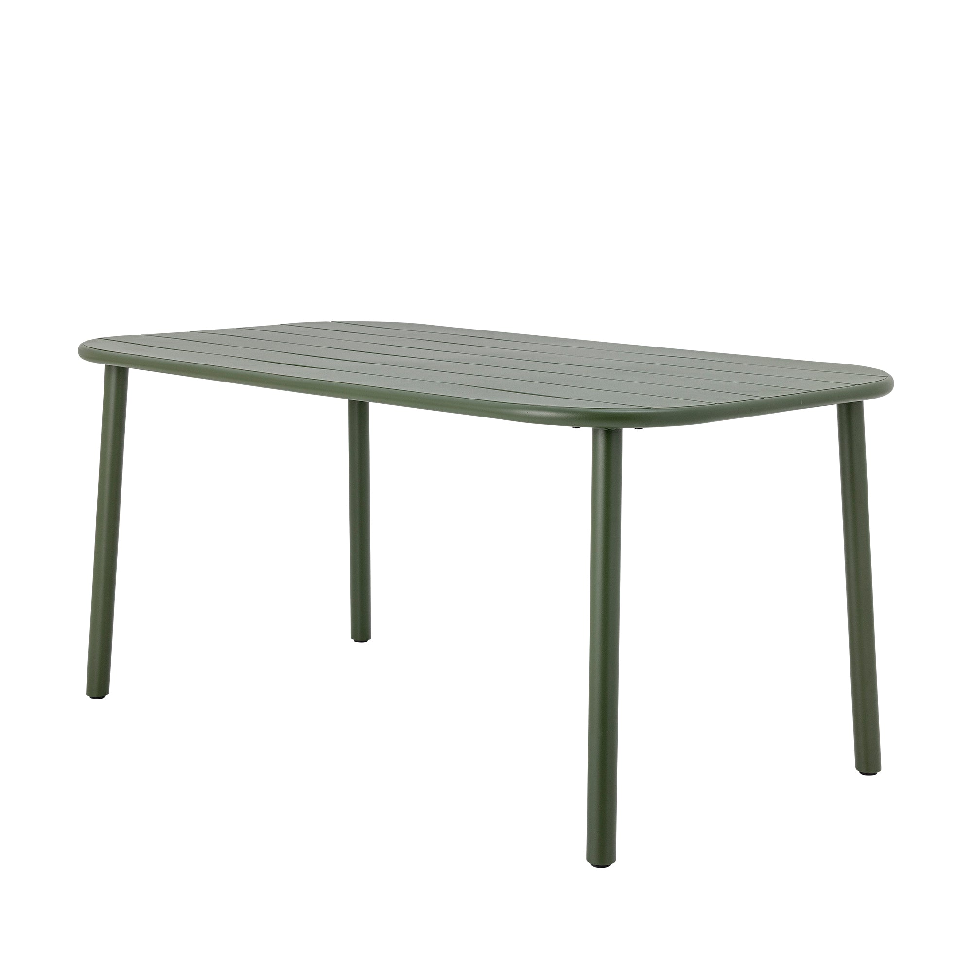 CALANA DINING TABLE, GREEN, METAL, 90 X 160 CM
