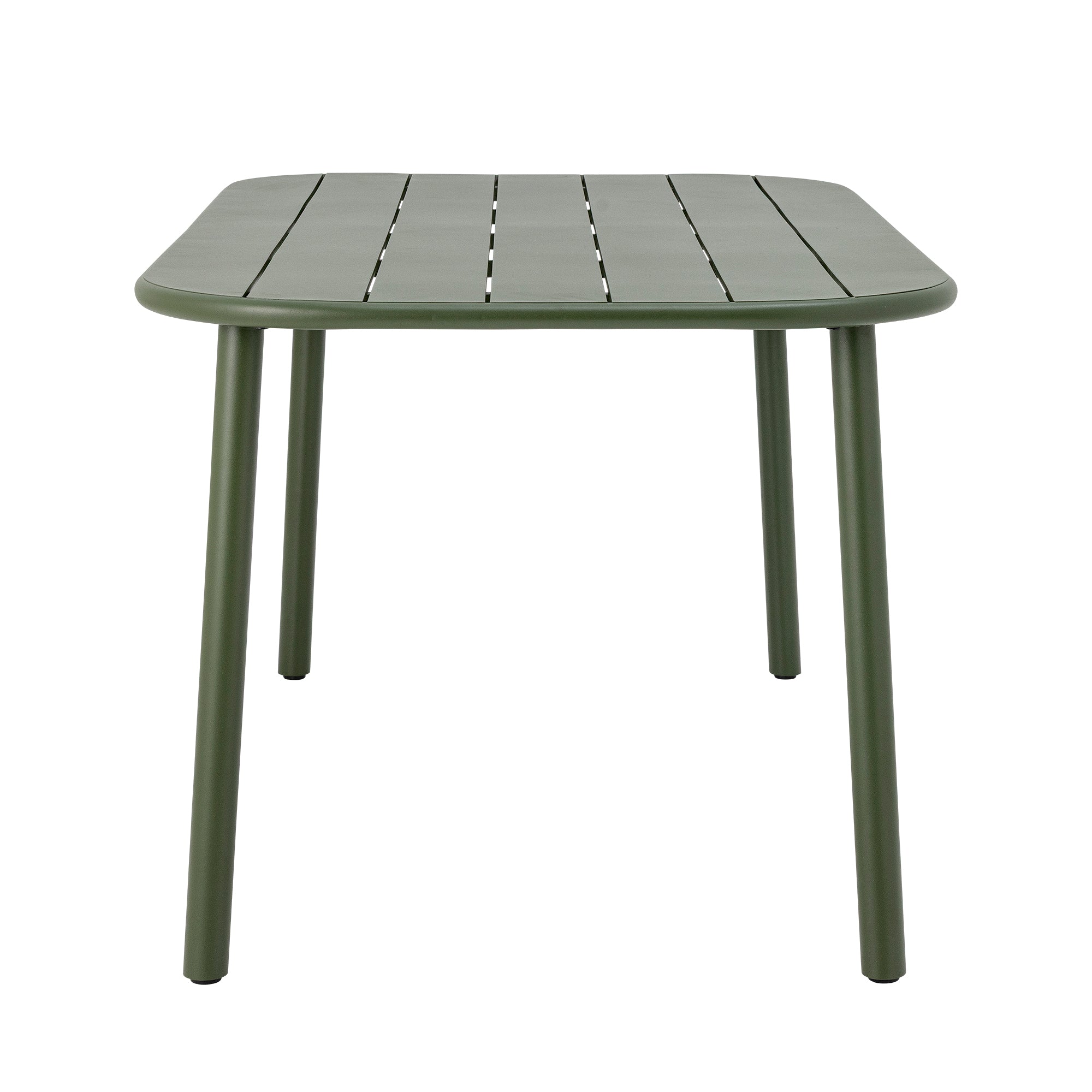 CALANA DINING TABLE, GREEN, METAL, 90 X 160 CM