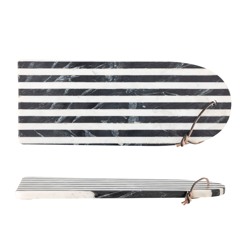 Illuna Cutting Board, Black, Marble