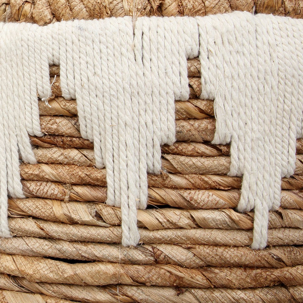 The Banana Stitched Laundry Baskets - H 55 CM