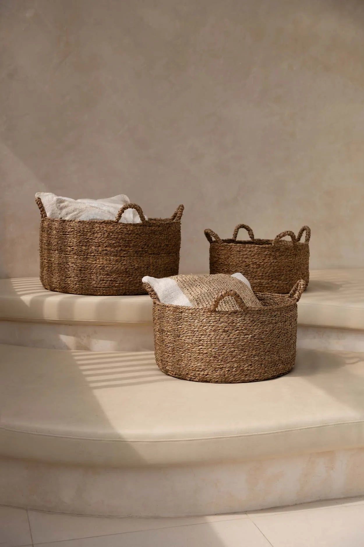 Les Quatre Mains Baskets - Natural - D 60 cm