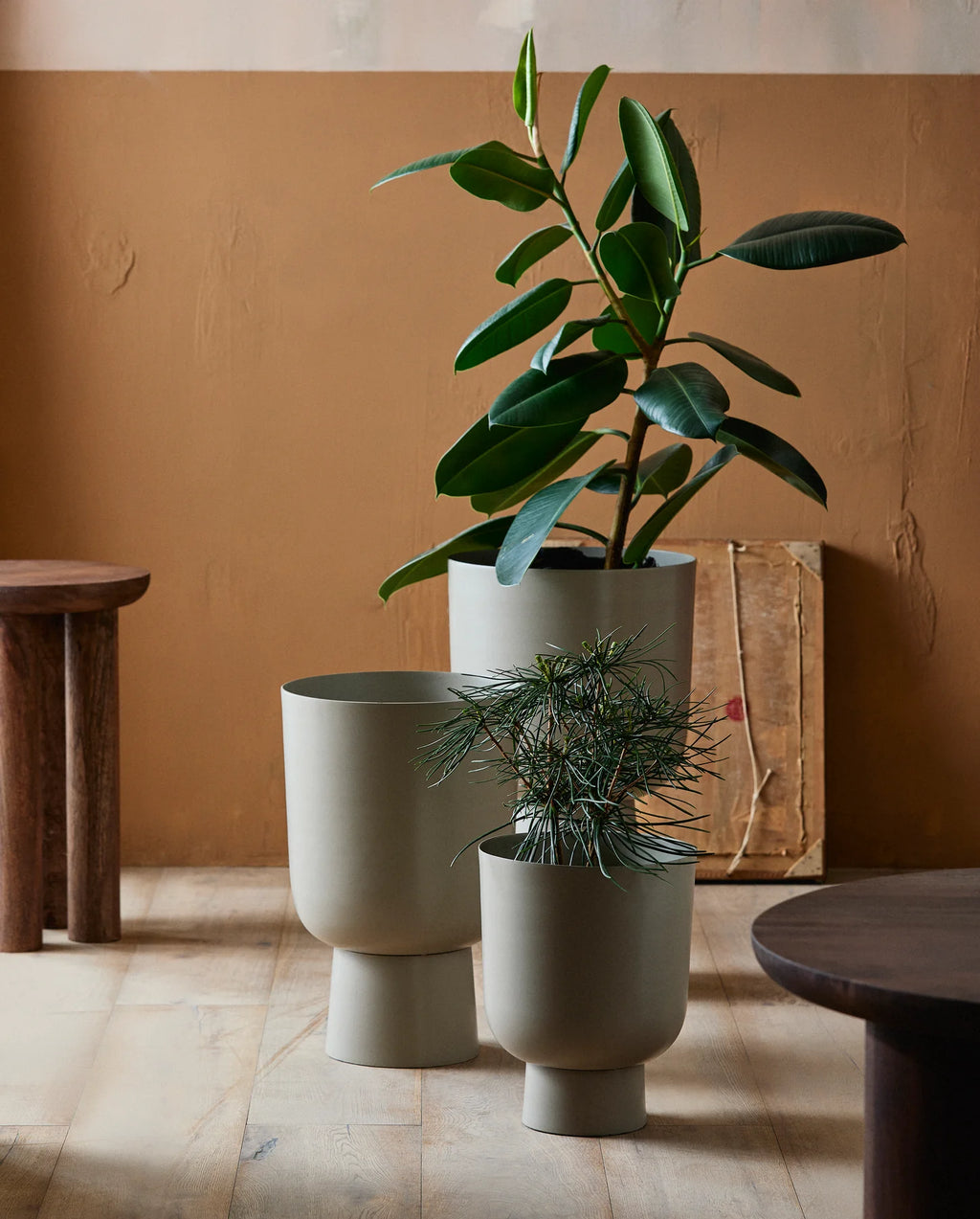 GALOA PLANTER SAND, H 55 CM