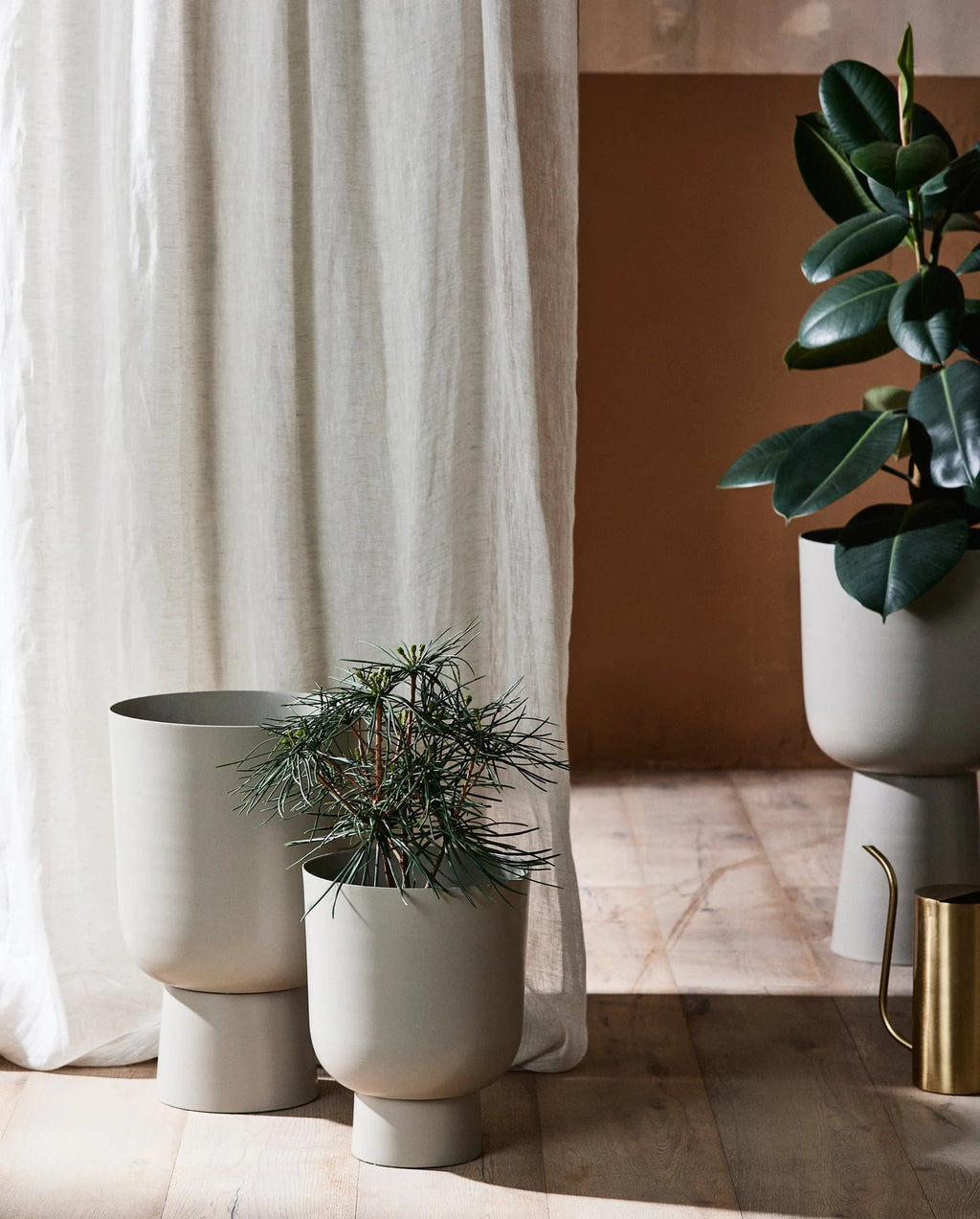 GALOA PLANTER SAND,  H 30 CM