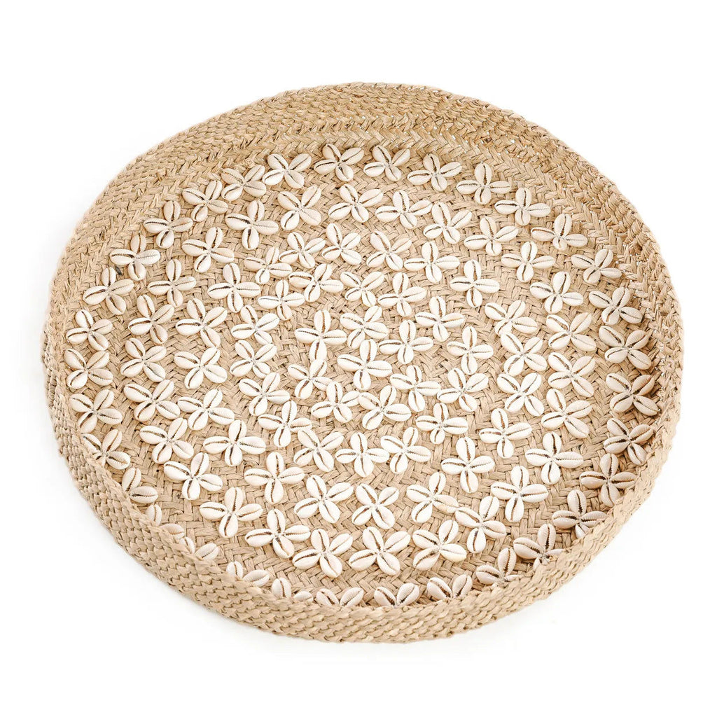 The Costa Shell Plate - Natural White - Ø 42 cm