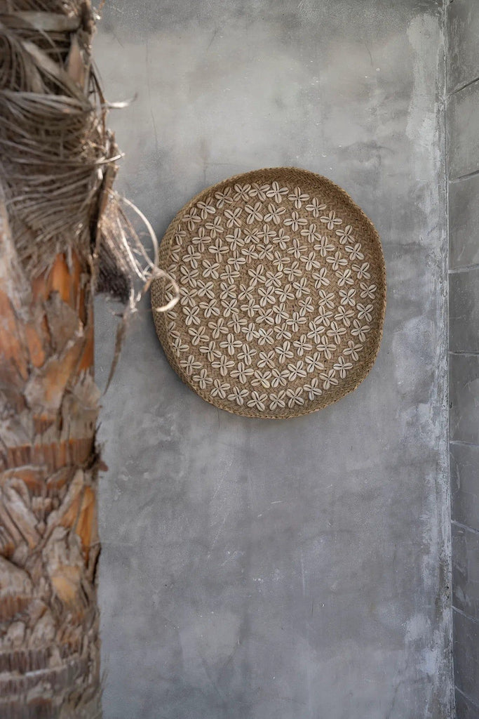 The Costa Shell Plate - Natural White - Ø 42 cm