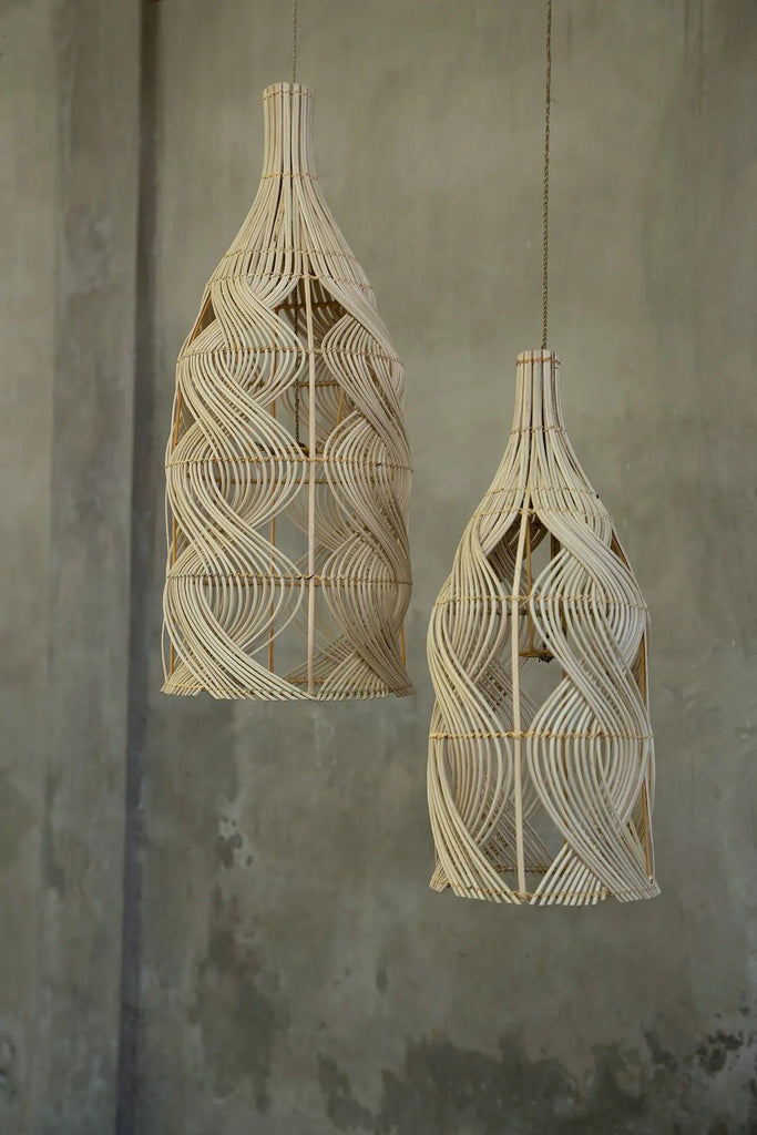 The Garaffa Pendant - Natural - Ø 20, H 55 cm