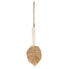 The Raffia Shell Tassel - White Natural, H 70 cm