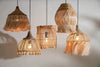 The Abaca Tassel Pendant - Natural - Ø 31, H 31 cm