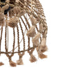 The Abaca Tassel Pendant - Natural - Ø 31, H 31 cm