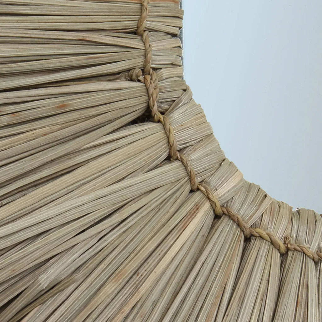 Alang Alang Mirror - Natural - Ø 45 cm
