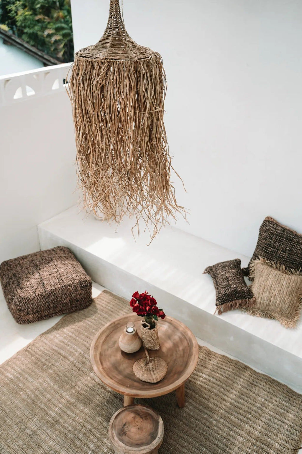 Honolulu Pendant - Natural - Ø 40, H 150 cm