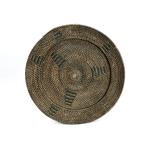 The Jasmine Plate - Brown - Ø 40 cm