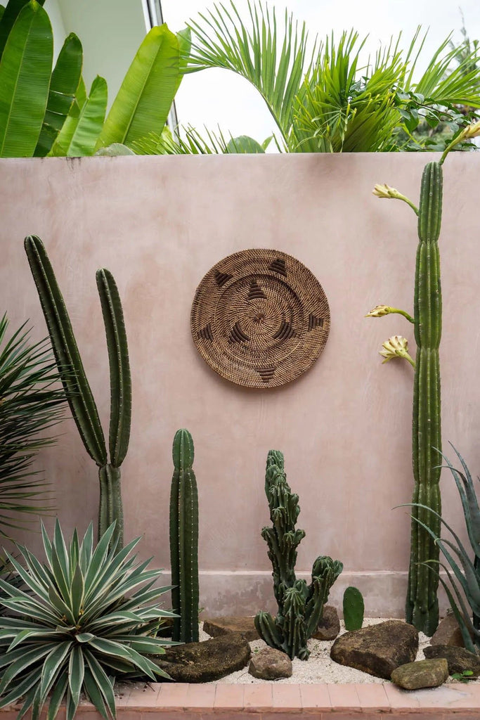 The Jasmine Plate - Brown - Ø 40 cm