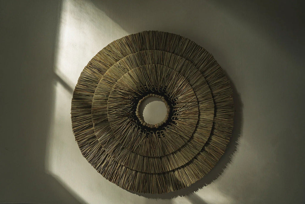 The Mengdong Wall Deco - Natural Black, Ø 75 cm