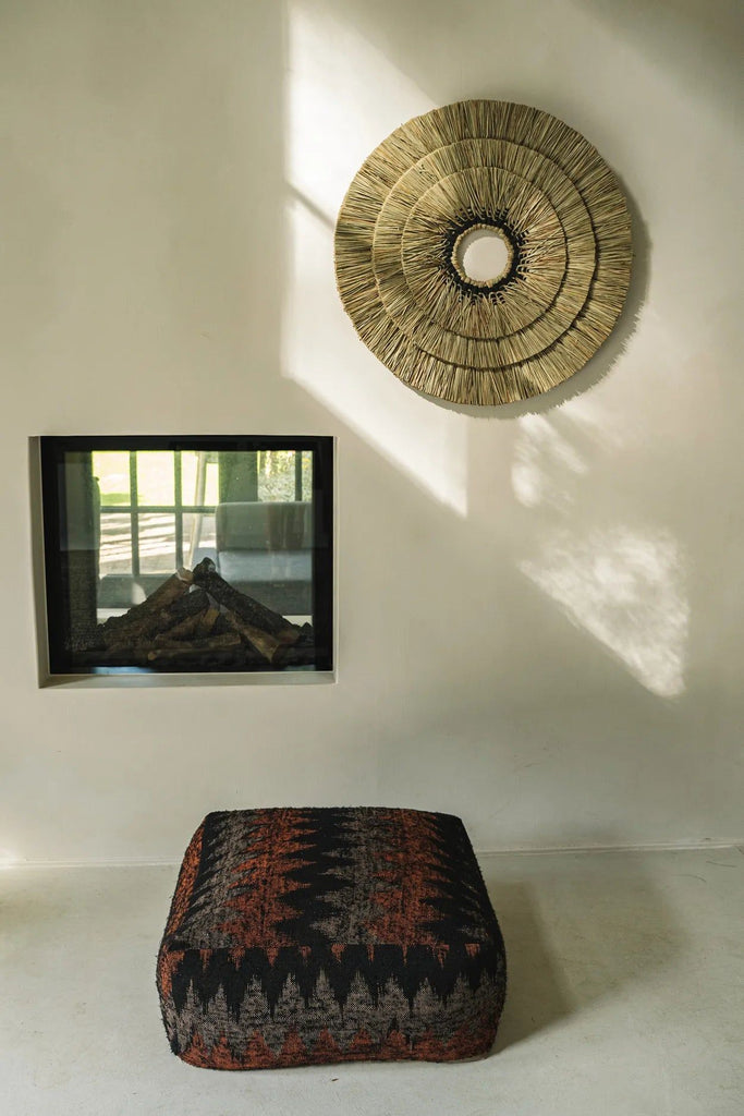 The Mengdong Wall Deco - Natural Black, Ø 75 cm