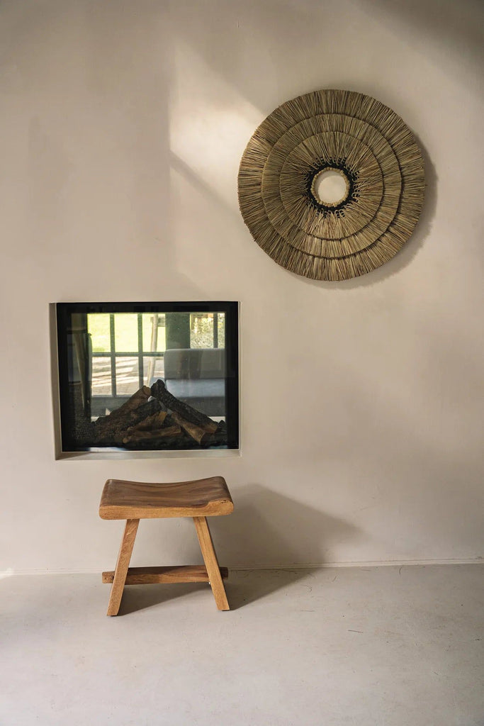 The Mengdong Wall Deco - Natural Black, Ø 75 cm