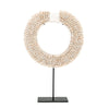 The Papua Shell Disc on Stand - White - Ø 30 cm