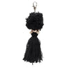 The Pompom Keychain - Black, H 15 cm