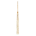 The Long Shell Tassel - White, H 75 cm