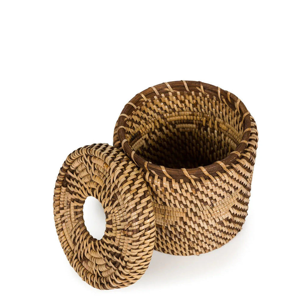 Colonial Tissue Box - Natural Brown