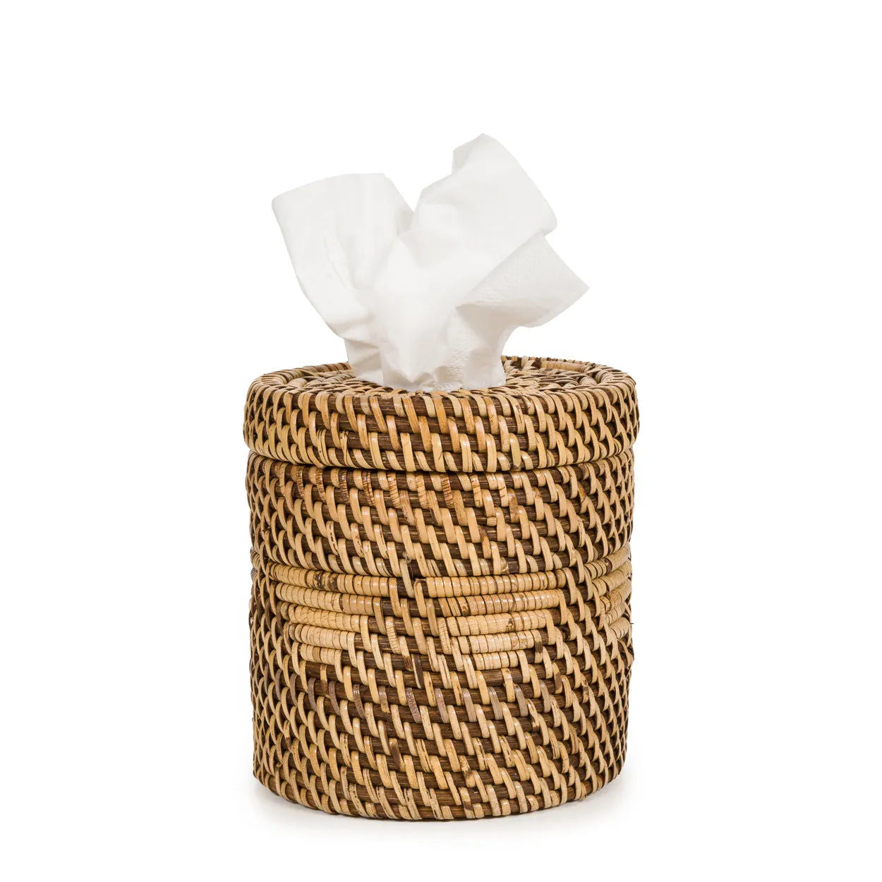 Colonial Tissue Box - Natural Brown