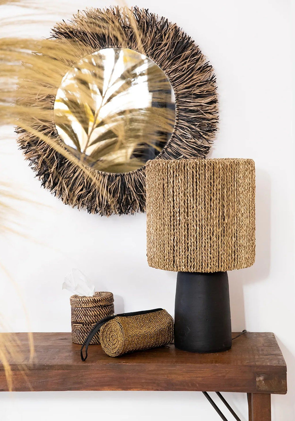 Colonial Tissue Box - Natural Brown