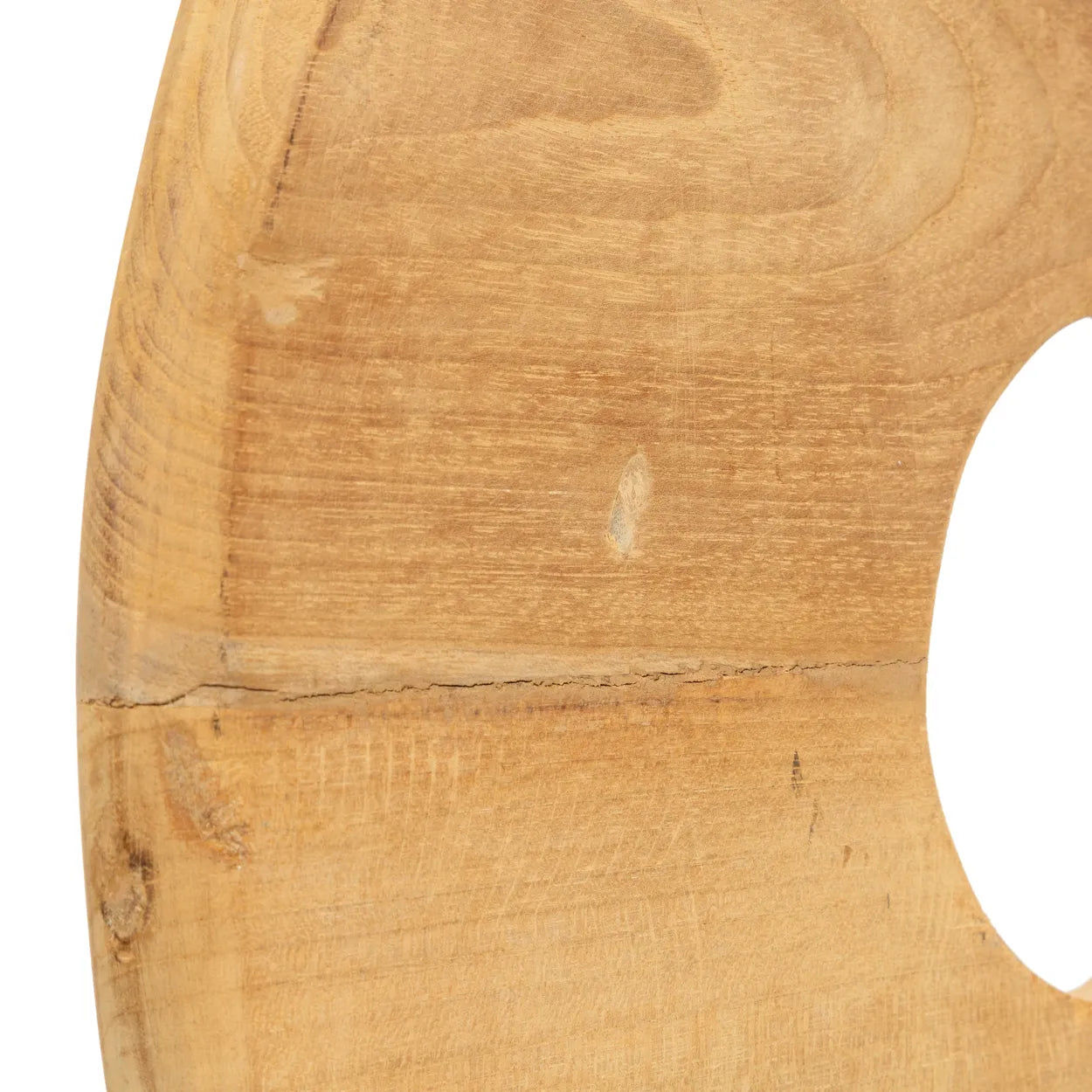 The Teak Disc on Stand - Ø 48 cm