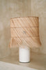 The Rattan Table Lamp - White Natural