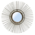 Tropical Mirror - Black - Ø 80 cm