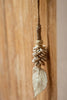 The Leaf & Shell Tassel - Natural, H 35 cm