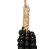 The Wooden Beads Tassel - Black, H 60 cm