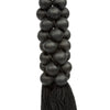 The Wooden Beads with Cotton Tassel - Black, H 80 cm