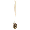 The Brown Cowrie Shell Tassel, H 50 cm