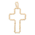 The Wooden Cross - Natural, 22 X 40 CM