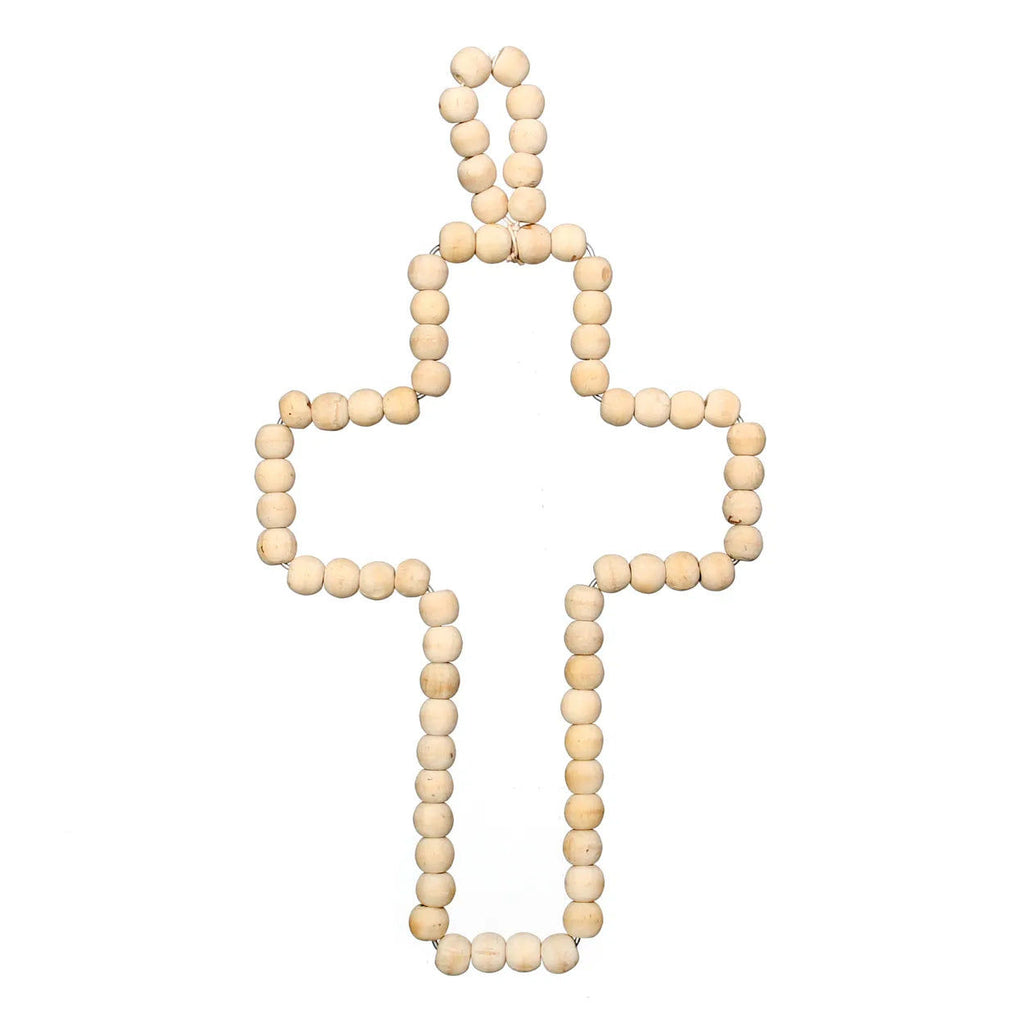 The Wooden Cross - Natural, 22 X 40 CM