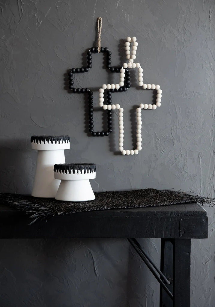 The Wooden Cross - Natural, 22 X 40 CM
